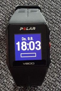 Polar V800 Hintergrundbeleuchtung